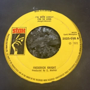 Frederick Knight - I’ve Been Lonely For So Long / Lean On Me - Imagen 1 de 1