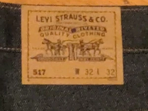 Neu VinTagE LEVI'S 517 Orange Tab Hergestellt in den USA Baumwolle 32x32 Stiefel Herren Jeans - Bild 1 von 4