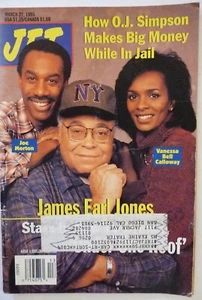 O.J. SIMPSON MAKES BIG MONEY IN JAIL James Earl Jones March 27 1995 JET MAGAZINE - Picture 1 of 4