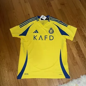 Adidas Cristiano Ronaldo Al Nassr FC '24/25 Home Soccer Jersey, Size XL JP0459 - Picture 1 of 3