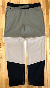 NEW Eddie Bauer 3393 Clima Trail Women Sz 12 Colorblock Convertible Hiking Pants - Picture 1 of 4