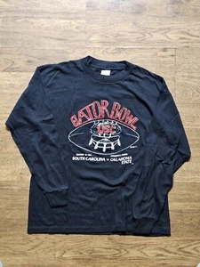 Vintage 1984 Gator Bowl Long-Sleeve Shirt - USC vs Oklahoma State - Sz Large - Picture 1 of 2