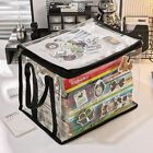 Zipper Comic Book Storage Bag Stackable Clear Pouch  Student