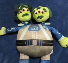 Disney Store Tomorrowland WATSON & CRICK 2 Headed Alien 14" Plush Stuffed Toy