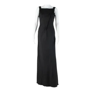 Damen Maxikleid schwarz ärmellos lang S - Bild 1 von 3