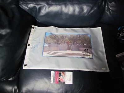 Keegan Bradley signed  Pin Flag JSA Certified - Изображение 1 из 4