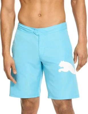 Pantalones Cortos Puma Calce Regular Repelente al Agua Para Hombres Bañador Logo Azul Talla 36 $46 Foto 1 de 4