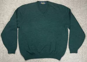 Brooks Brothers Vintage Made In U.S.A. Men's V-neck Long Sleeve Sweater Size XL - Picture 1 of 13