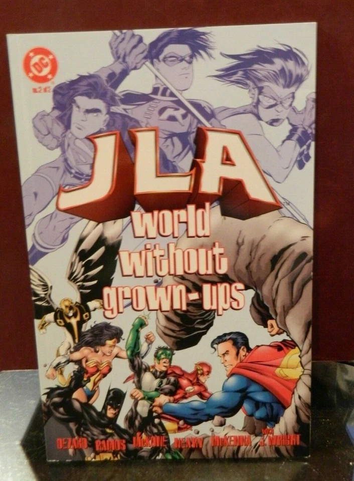 DC GRAPHIC NOVEL JLA WORLD WITHOUT GROW-UPS 2 DE 2 DEZAGO RAMOS NEARY MCKENNA - Imagem 1 de 1