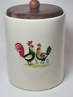 Steubenville Rooster FAMILY AFFAIR Large Canister w/Lid Chicken Rooster Chicks