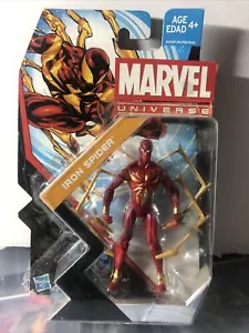 Marvel Universe Modellino IRON SPIDER 3,75" Serie 5 #008 2013 LEGGERE BENE - Foto 1 di 10