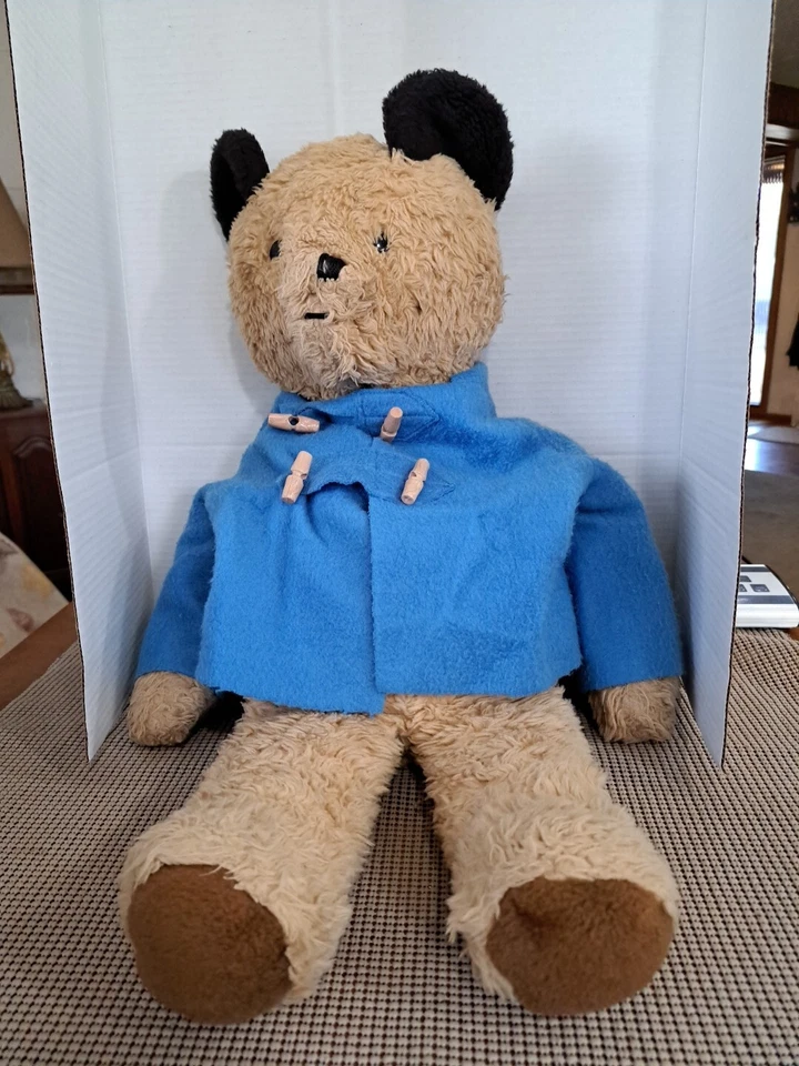 "Oso de peluche vintage Eden Paddington 26"" orejas negras" Foto 1 de 4