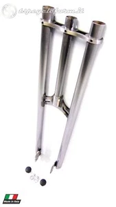 FAHRRADGABEL CUSTOM BIKE FORK HANDARBEIT DOUBLE CROWN - Bild 1 von 7