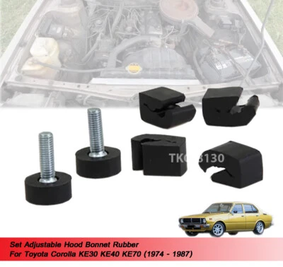 Capó de parachoques ajustable para Toyota Corolla KE30 KE40 KE70 1974-1987 Foto 1 de 4