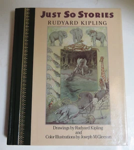 Rudyard Kipling JUST SO STORIES 1987 Children's Classics Leather Bound Hardcover - Picture 1 of 9