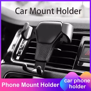 Universal Mobile Car Phone Holder Air Vent Gravity Design Mount Cradle Stand - Picture 1 of 8