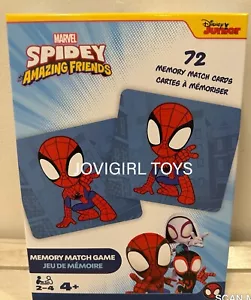 DISNEY JUNIOR SPIDEY AND HIS AMAZING FRIENDS MEMORY MATCH GAME SEALED - Picture 1 of 6
