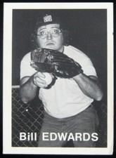 Mike Mandel Photographer Baseball - #100 Bill Edwards - VTG 1975 Topps Card Set