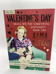 As It’s Valentines Day Shall We Do Something Different Greeting Card 17cm x 12cm - Picture 1 of 2