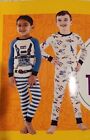 Member's Mark 4-Piece Boy's 2T Pajamas Blue Space Theme Pants Shirt set Astronau