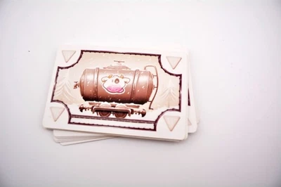 Ticket to Ride First Journey game part pieces - white train car cards - Image 1 of 2