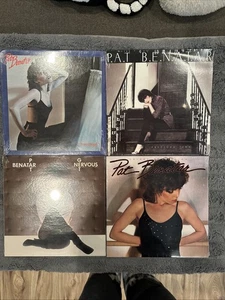 Pat Benatar 4 LP Lot Vintage Vinyl Records Get Nervous/Heat/Crimes Of Passion+++ - Picture 1 of 10