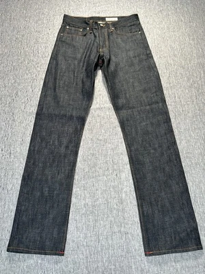 Pantalones de mezclilla Gustin #75 Okayama estándar con ribete japonés para hombre 33 x 35,5 pierna recta Foto 1 de 4