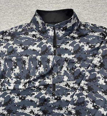 Pullover recto para hombre gris medio camuflado rendimiento golf Lomas Santa Fe CC Foto 1 de 4