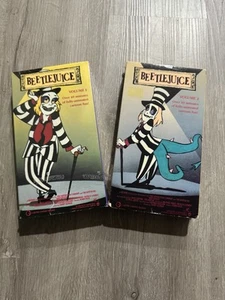 Beetlejuice The Cartoon VHS Volume 1 And 2 Set 1995 - Picture 1 of 3
