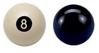 Aramith Reversed Black Cue Ball and White 8-Ball Set Pool Balls Billiards Balls