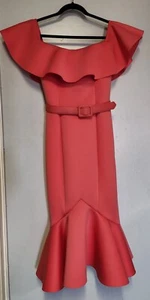 Vestido de sirena sin mangas Badgley Mischka Tootsie para mujer, talla 4, nuevo con etiquetas - Imagen 1 de 8