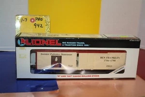 Lionel 6-19513 Ben Franklin Reefer O/027 Gauge Made 1990 In Original Box - Picture 1 of 7