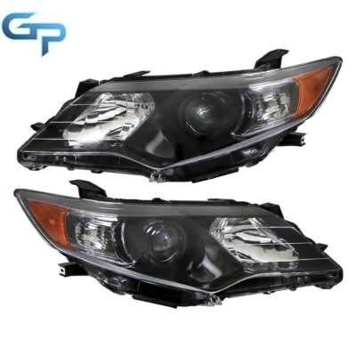 For 2012 2013 2014 Toyota Camry Halogen Projector Headlights Assembly Left&Right - Imagem 1 de 4