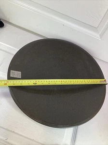 Counseltron Round Cake Plate Serving Platter 16” Green Silver Decal China Dish - Bild 1 von 5