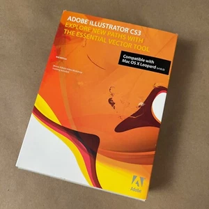 Adobe Illustrator CS3 Macintosh CD w/Serial Number - Picture 1 of 4