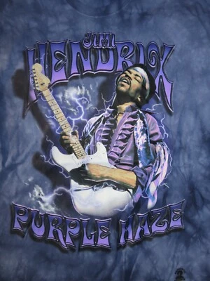 2018 JIMI HENDRIX "PURPLE HAZE" (XL) Tie-Dye T- Shirt  - Image 1 of 3
