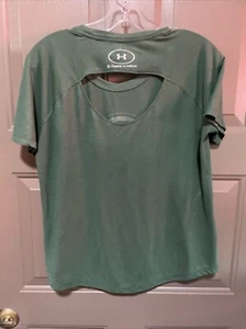 Under Armour Combine Authentic Green Bay Packers Shirt Women's S Loose Open Back - Picture 1 of 8