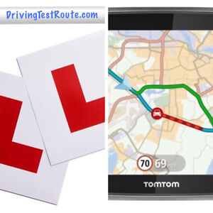 Car Driving Test Routes for UK centres in GPX format for Sat Nav Google Maps