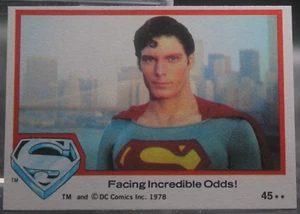 1978 Topps - Superman (Christopher Reeve) ¡Enfrentando probabilidades increíbles! #45 - Imagen 1 de 1