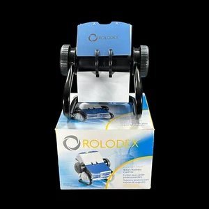 NEW Rolodex Open Rotary Business Card File 24 Guides Black 67236 Box Wear - Picture 1 of 14