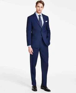 ABITO PANTALONE UOMO NAUTICA Modern-Fit bi-stretch colore blu taglia 40w x 33l nuovo - Foto 1 di 3