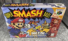 Super Smash Bros N64 Nintendo 64 Factory Sealed Brand New WATA VGA Rdy Mario