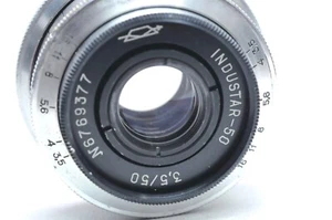 SOVIET USSR INDUSTAR 50mm F3.5 M39 LENS LTM - Picture 1 of 3