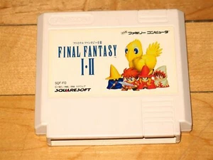 Final Fantasy I+II double pack Nintendo Famicom (NES) Japan Squaresoft FF1+FF2 - Picture 1 of 1