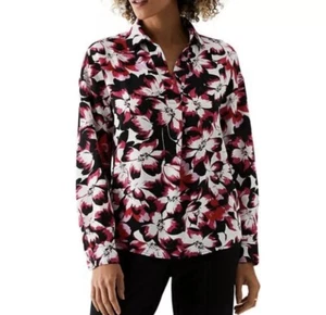 XS - Extra Small Rafaella Woven Top Damen Cabaret Langarm Neu - Bild 1 von 4