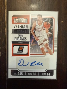2023-24 Panini Contenders Drew Eubanks Veteran Ticket Auto #VTR-DES - Picture 1 of 2