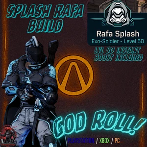 Borderlands 4 Rafa Splash DMG Build, LVL 50, God Rolled Gear (PC, Xbox, PS5) - Foto 1 di 6