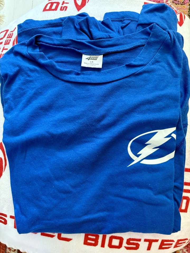 Футболка Pro Stock 4orte NHL Tampa Bay Lightning базовый слой синяя большой размер - Изображение 1 из 4