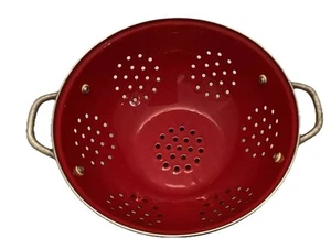 Calypso Basics by Reston Lloyd Enameled Colander 1.5 Quart Red. (ZC) - Picture 1 of 8