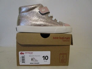Scarpe da ginnastica See Kai Run Basics Belmont Illi bambino bambina oro rosa lucido taglia 10 - Foto 1 di 7
